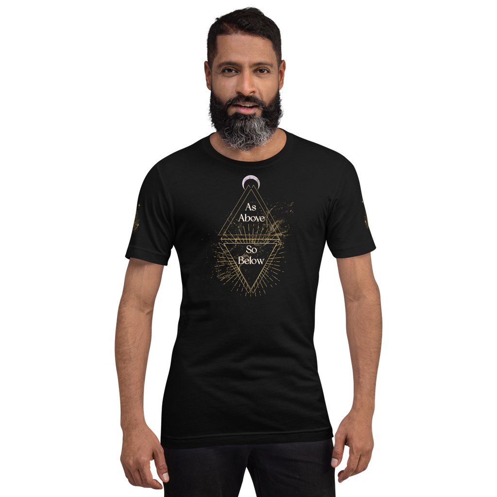As Above So Below YoUnisex Crew Neck T-shirt
