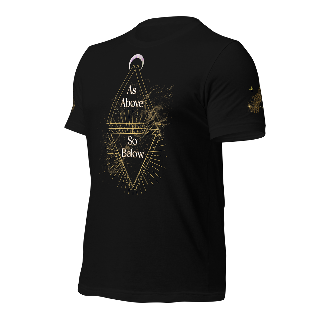 As Above So Below YoUnisex Crew Neck T-shirt