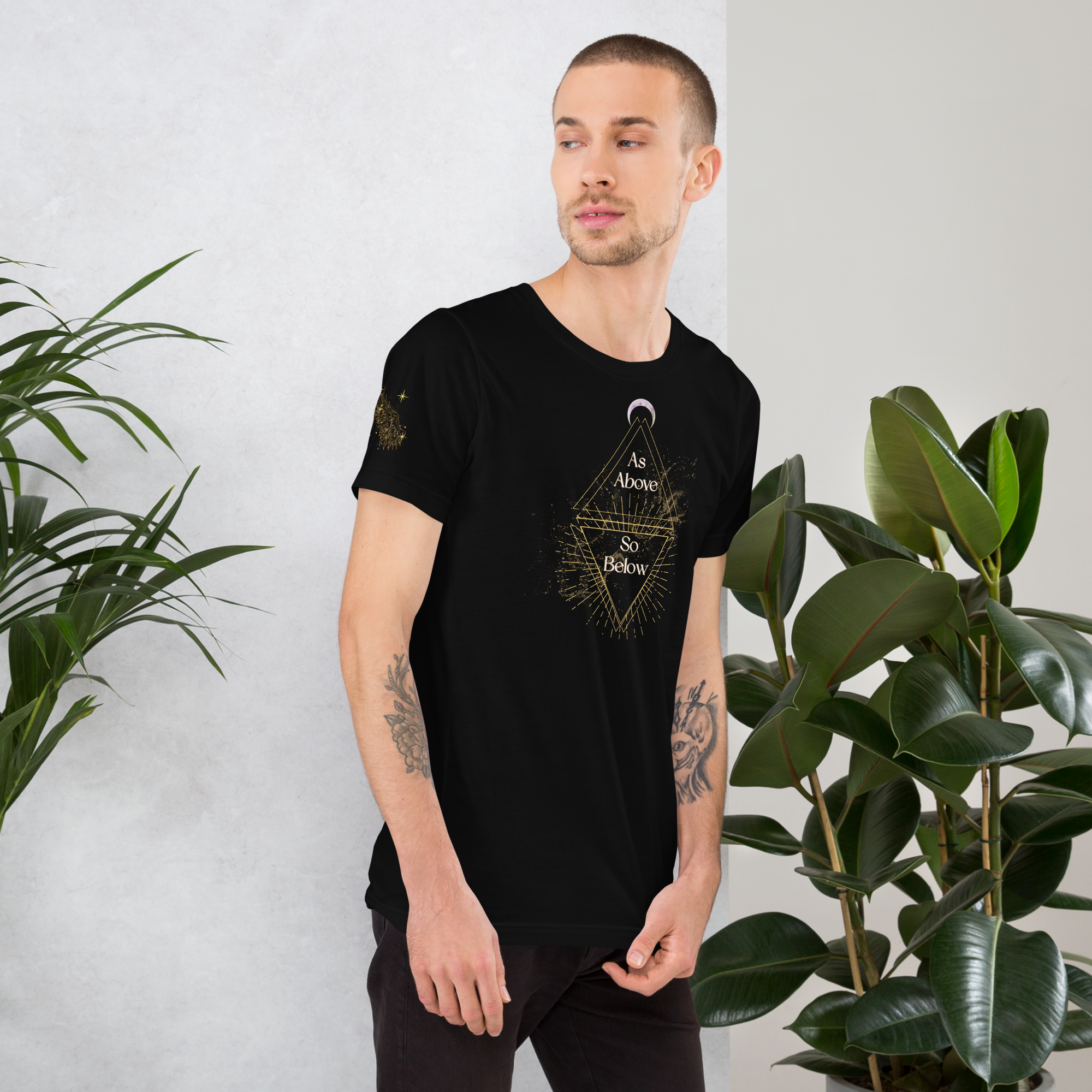 As Above So Below YoUnisex Crew Neck T-shirt