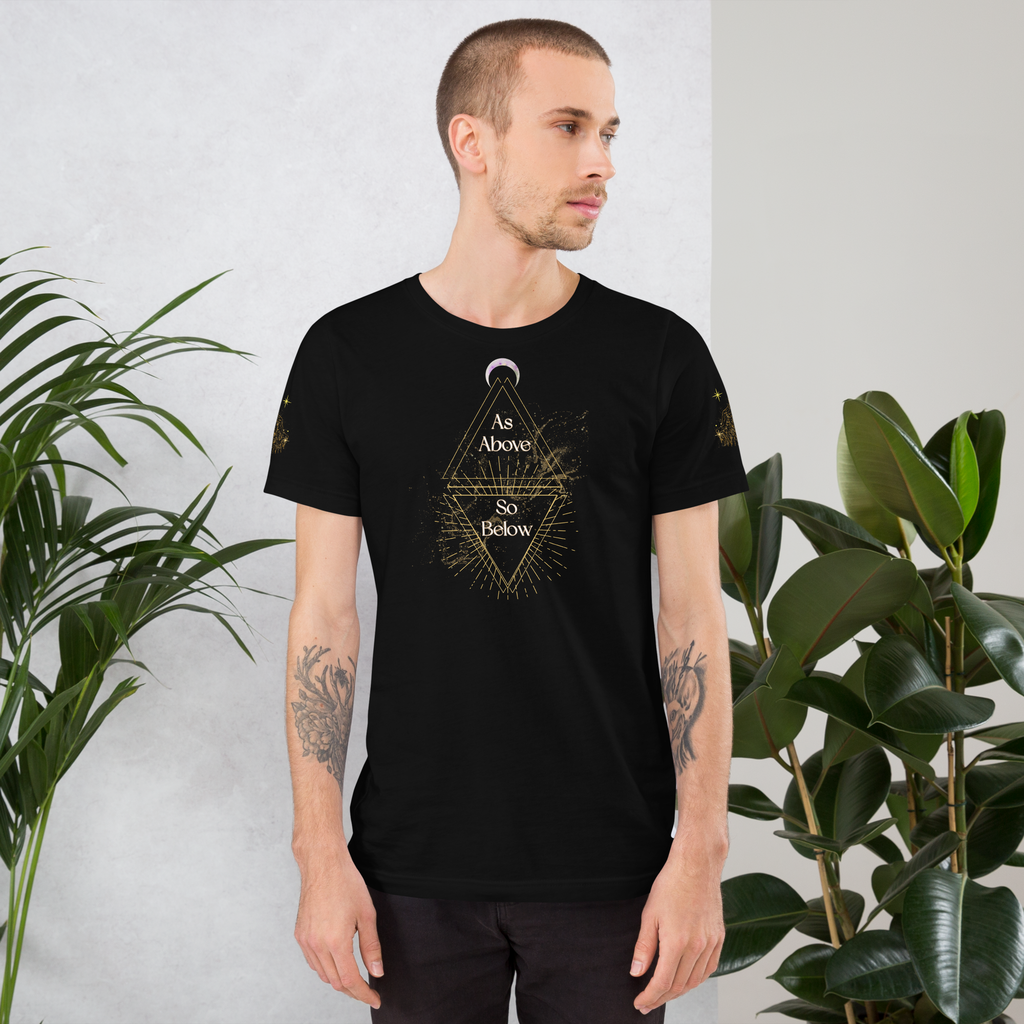 As Above So Below YoUnisex Crew Neck T-shirt