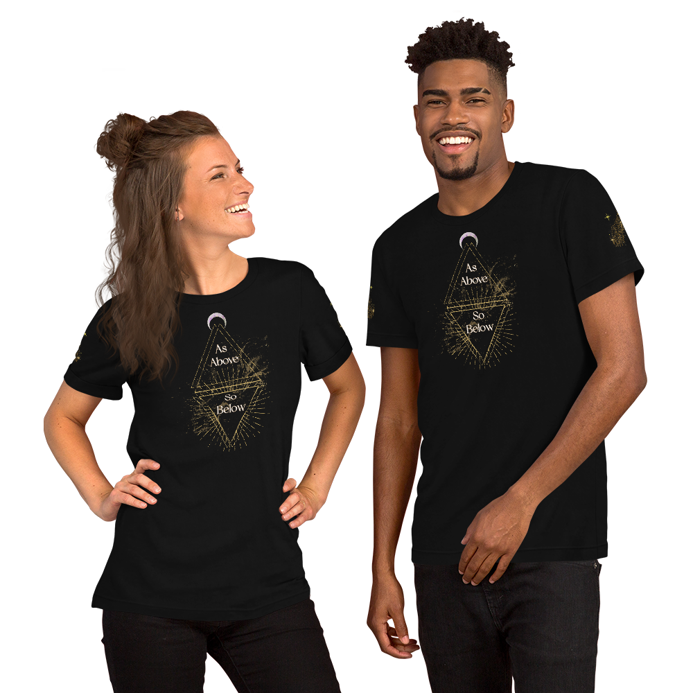 As Above So Below YoUnisex Crew Neck T-shirt