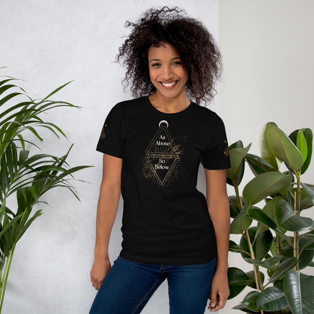 As Above So Below YoUnisex Crew Neck T-shirt