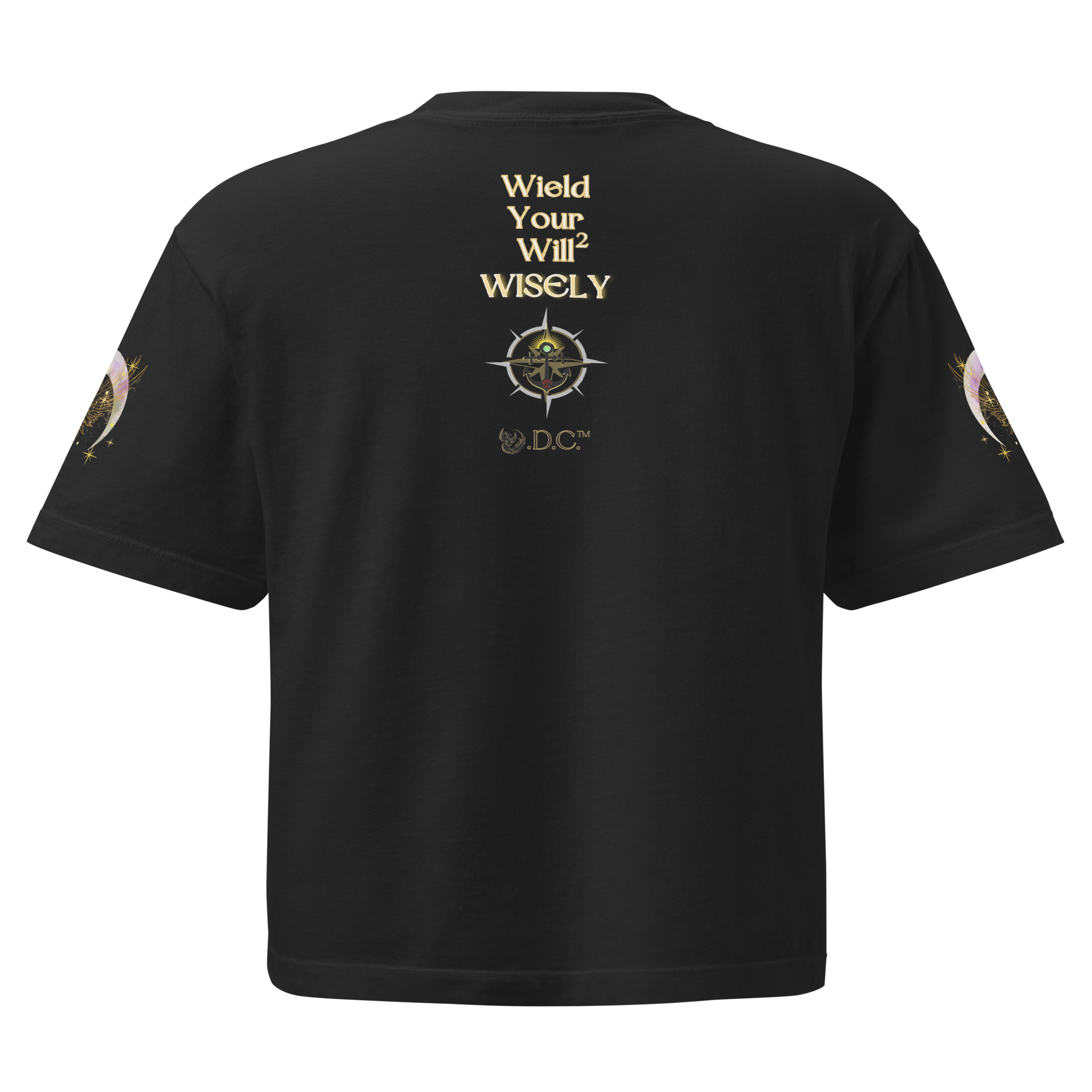 As Above So Below Heavyweight Relaxed Crop Tee