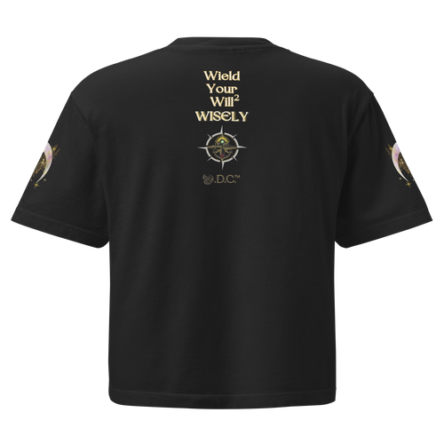 As Above So Below Heavyweight Relaxed Crop Tee