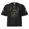As Above So Below Heavyweight Relaxed Crop Tee