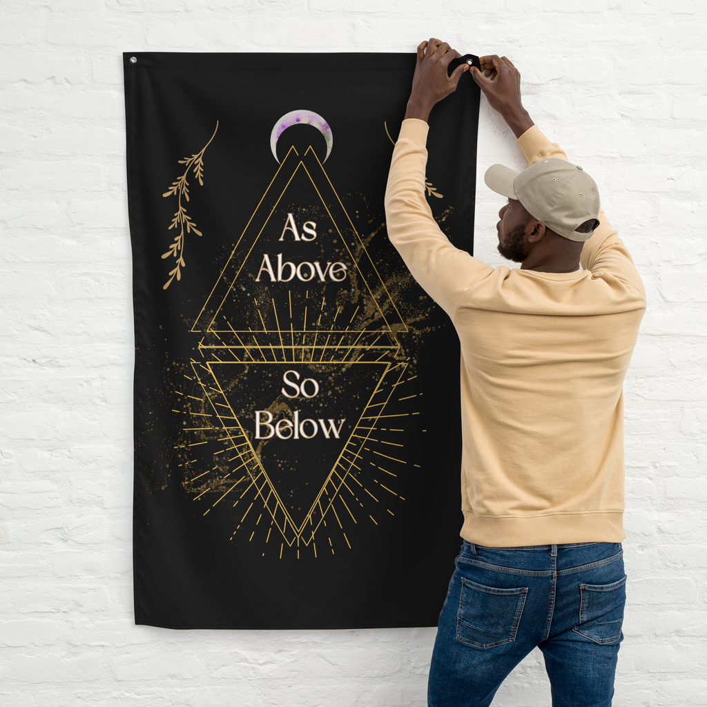 As Above So Below Statement Flag
