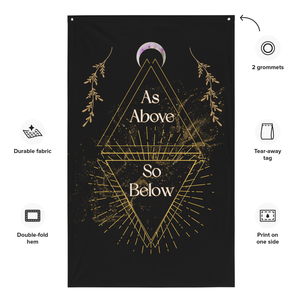 As Above So Below Statement Flag